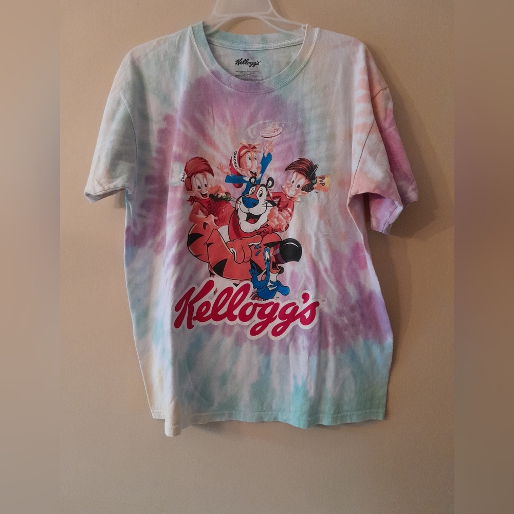 Kellogg's Character Tie-Dye Tee size Large